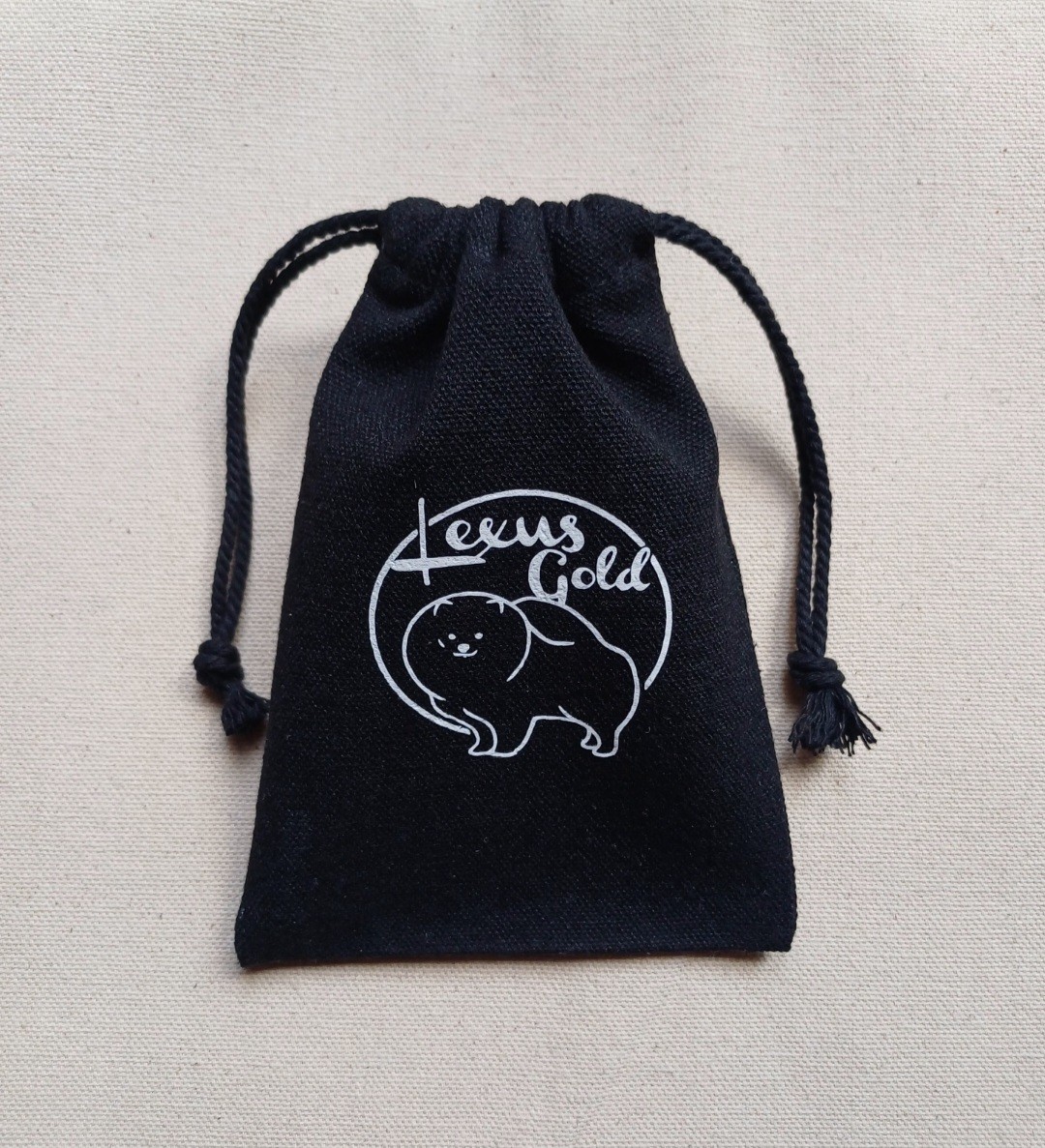 Pack 100 Bolsas algodón canvas 15x10cm personalizadas.